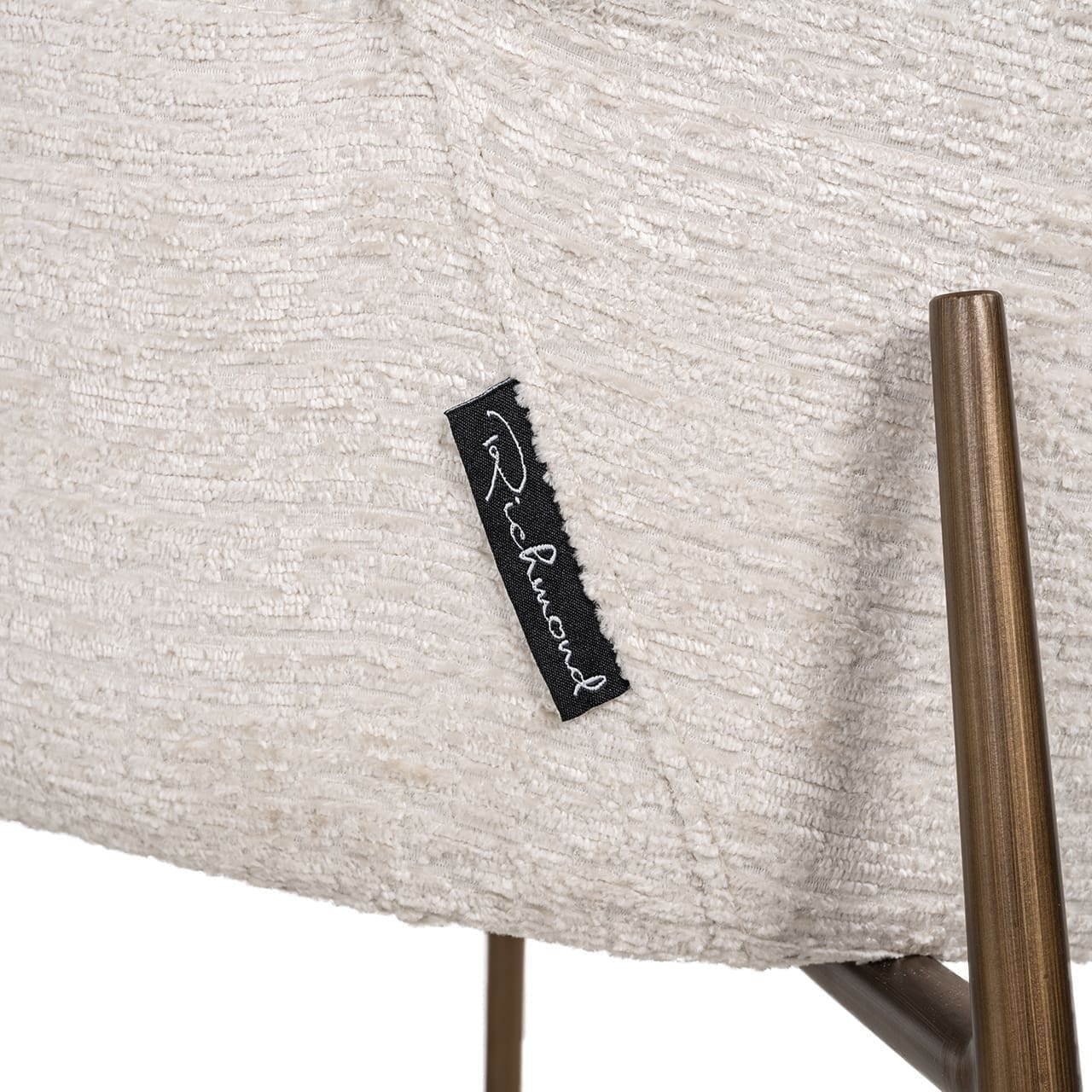 Richmond Interiors Stoel Amber cream fusion fire retardant Eetkamerstoel