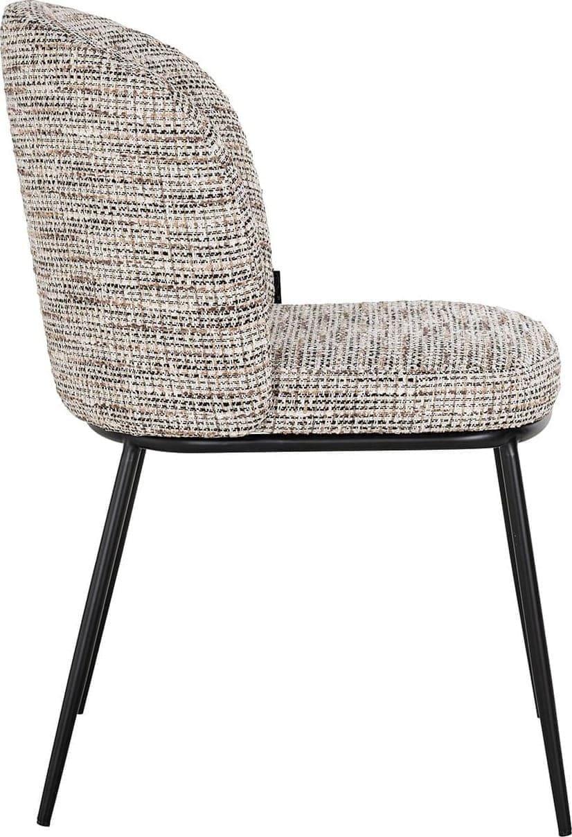 Richmond Interiors Stoel Elvi trendy nature fire retardant Eetkamerstoel