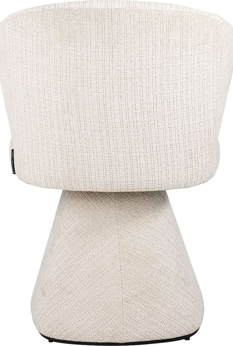 Richmond Interiors Stoel Gatsbi beige chenille fire retardant Beige Eetkamerstoel