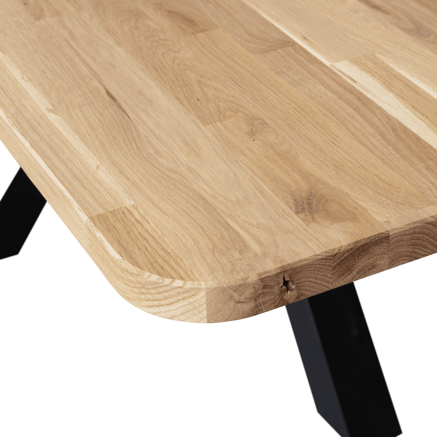 WOOOD Combi-Eettafel: xl tafelblad eiken 240x100 & zeeland poot Naturel Eettafel