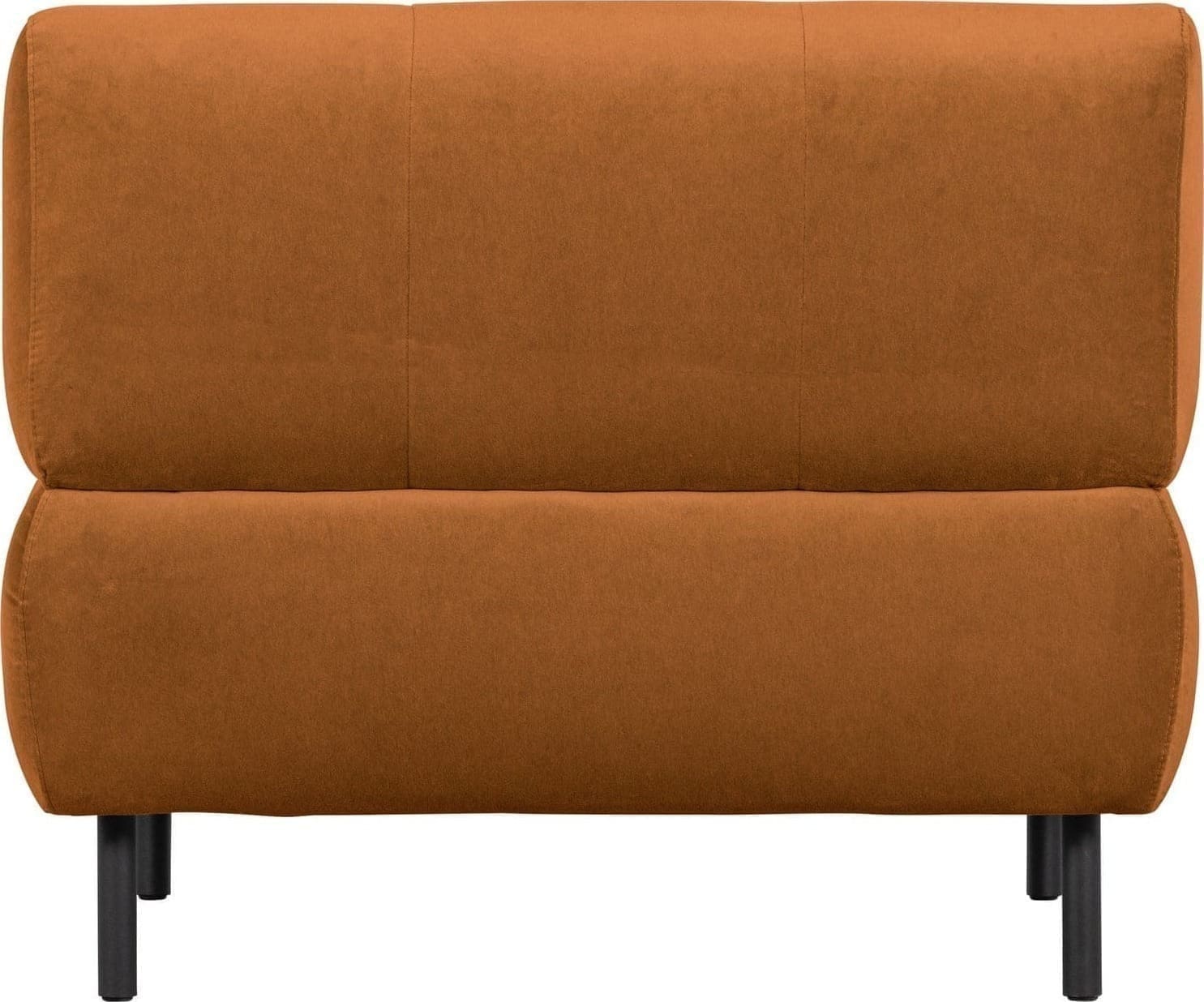 WOOOD Lloyd fauteuil gewassen fluweel cinnamon Cognac|Bruin Fauteuil