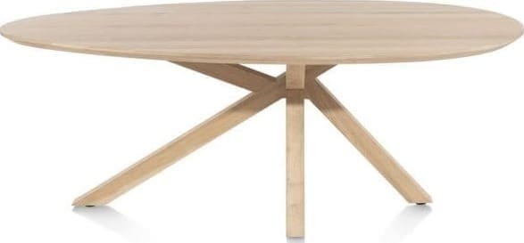 Xooon Cosenza eetkamertafel 210 x 120 cm - natural Naturel Eettafel
