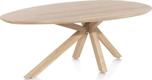 Xooon Cosenza eetkamertafel 210 x 120 cm - natural Naturel Eettafel
