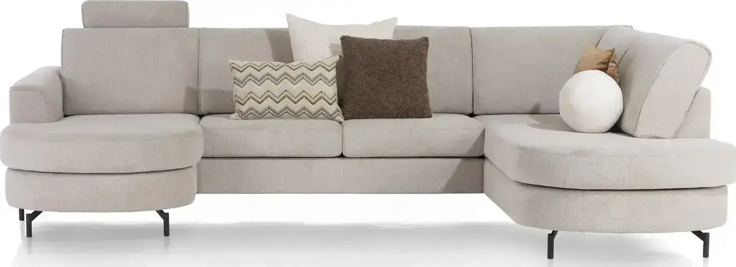 Alcona elementenbank rechts - beige - Afbeelding 2