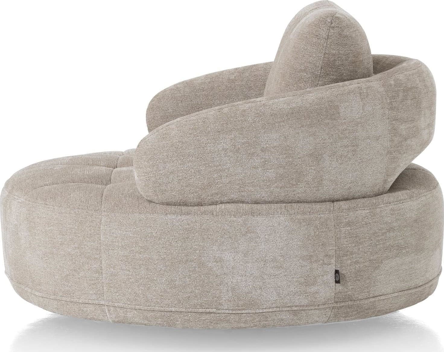 Henders & Hazel Borgia draaifauteuil Fauteuil stof Enzo Champagne