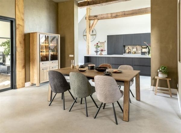 Henders & Hazel Delmonte uitschuiftafel 150 (+ 60) x 90 cm Naturel Eettafel