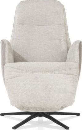Henders & Hazel Felino relaxfauteuil 2-m. - manuele hoofdsteun - incl.accu - poot graphiet - Livigno/Oregon kiezel Grijs|Wit Fauteuil
