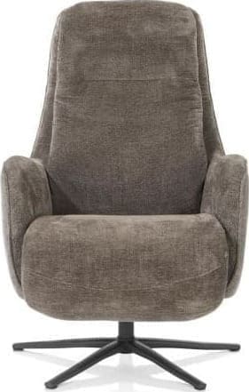 Henders & Hazel Felino relaxfauteuil 2-m. - manuele hoofdsteun - poot graphiet - Livigno bruin/Oregon lava Bruin Fauteuil