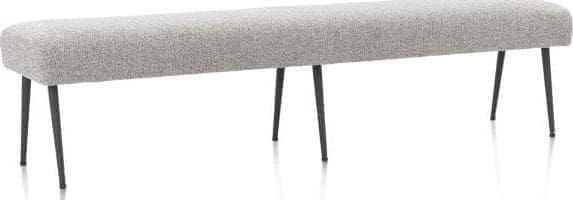 Henders & Hazel Jace eetkamerbank 200 cm zonder rug + pocket Grijs Eetkamerstoel