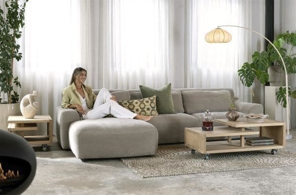 Henders & Hazel Kai 2-zitsbank arm links Bank