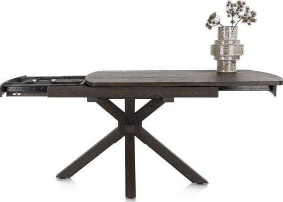 Henders & Hazel Nyon uitschuiftafel 140 (+ 50) x 100 cm - basalt Eettafel