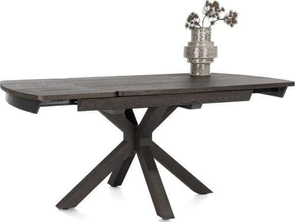 Henders & Hazel Nyon uitschuiftafel 140 (+ 50) x 100 cm - basalt Eettafel