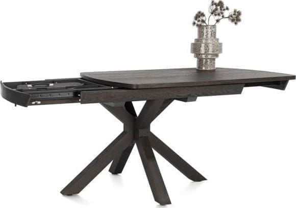 Henders & Hazel Nyon uitschuiftafel 140 (+ 50) x 100 cm - basalt Eettafel