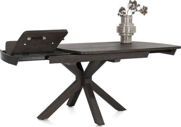 Henders & Hazel Nyon uitschuiftafel 140 (+ 50) x 100 cm - basalt Eettafel