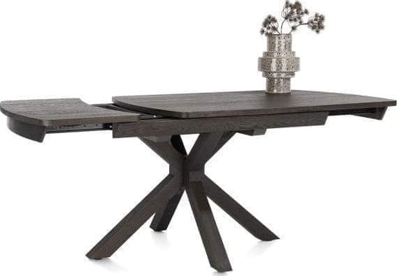 Henders & Hazel Nyon uitschuiftafel 140 (+ 50) x 100 cm - basalt Eettafel