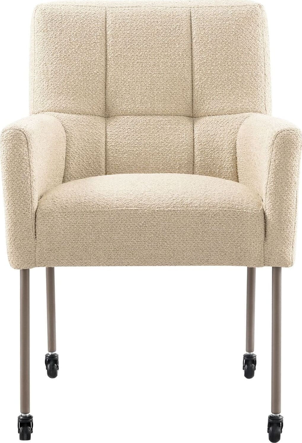 INHOUSE Eetkamerstoel Janinto beige Beige Eetkamerstoel