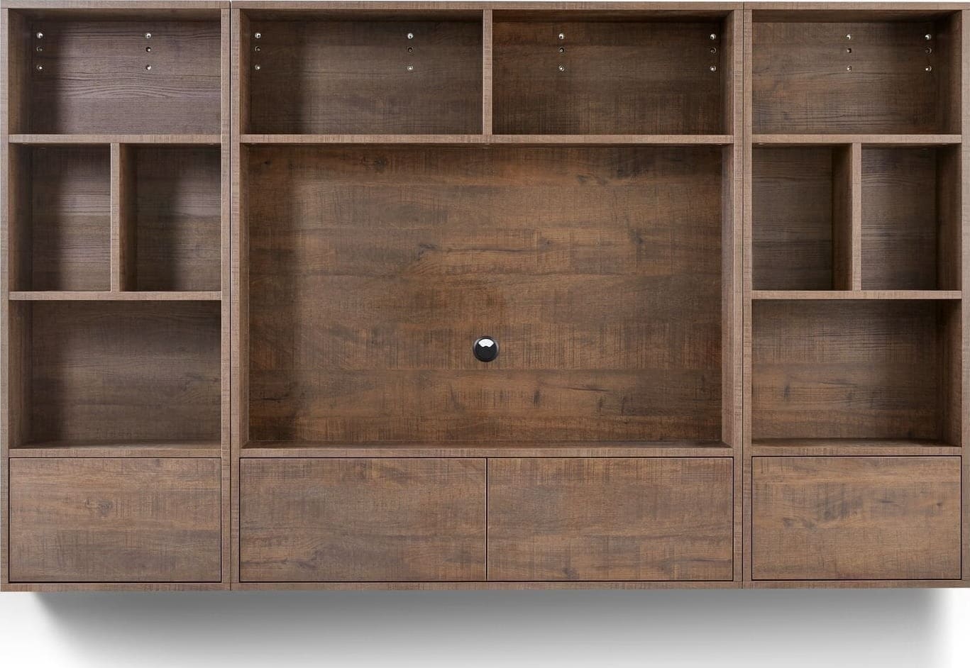 INHOUSE TV-kastenwand Hatonia dark mango Bruin|Naturel Wandkast