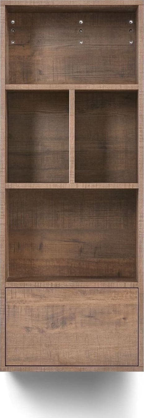 INHOUSE Wandkast Hatonia dark mango Bruin|Naturel Wandkast|Kast