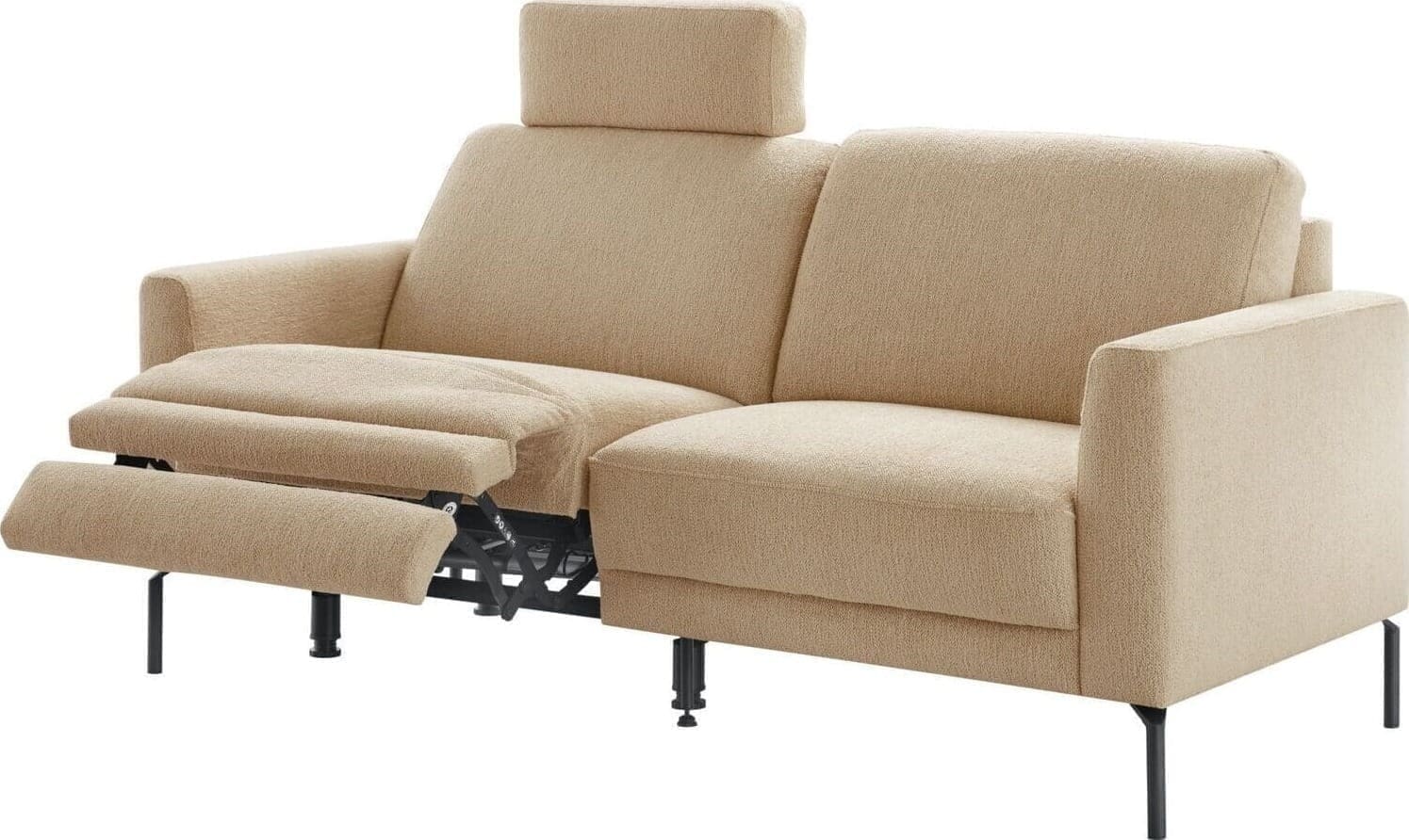 Pronto Wonen 2,5 zitsbank Moscato polyether beige relaxfunctie links Beige|Wit Bank