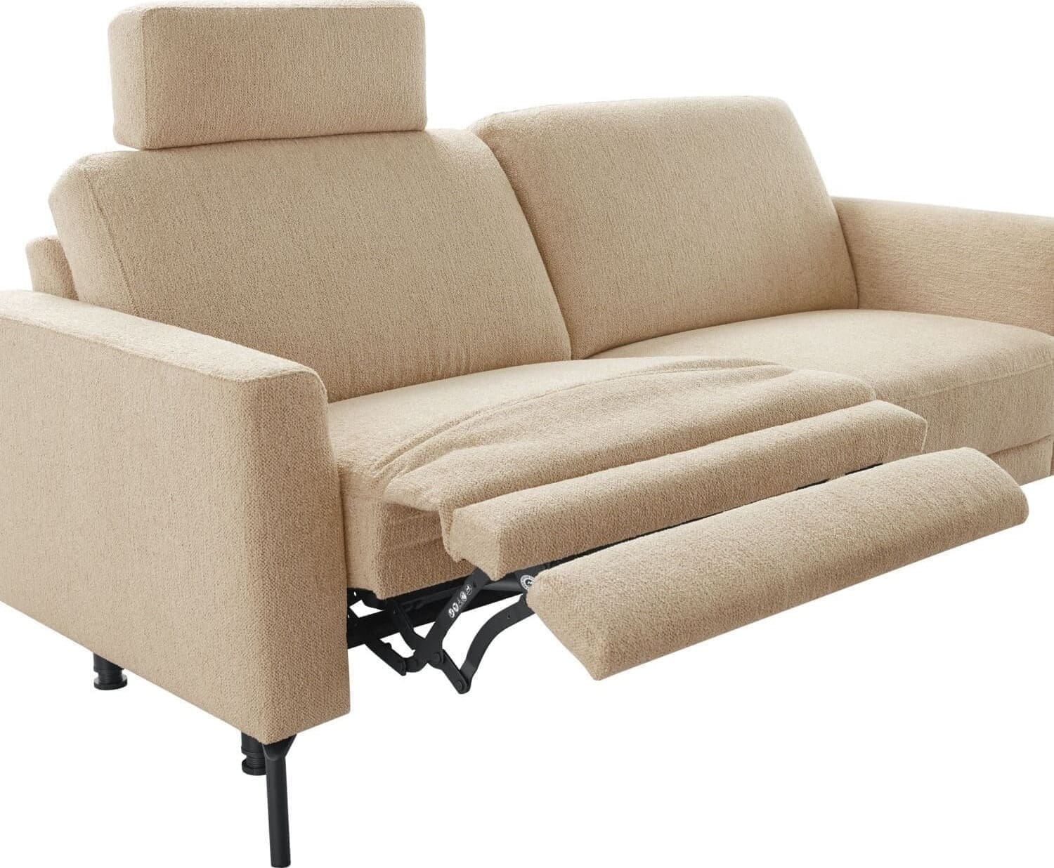 Pronto Wonen 2,5 zitsbank Moscato polyether beige relaxfunctie links Beige|Wit Bank
