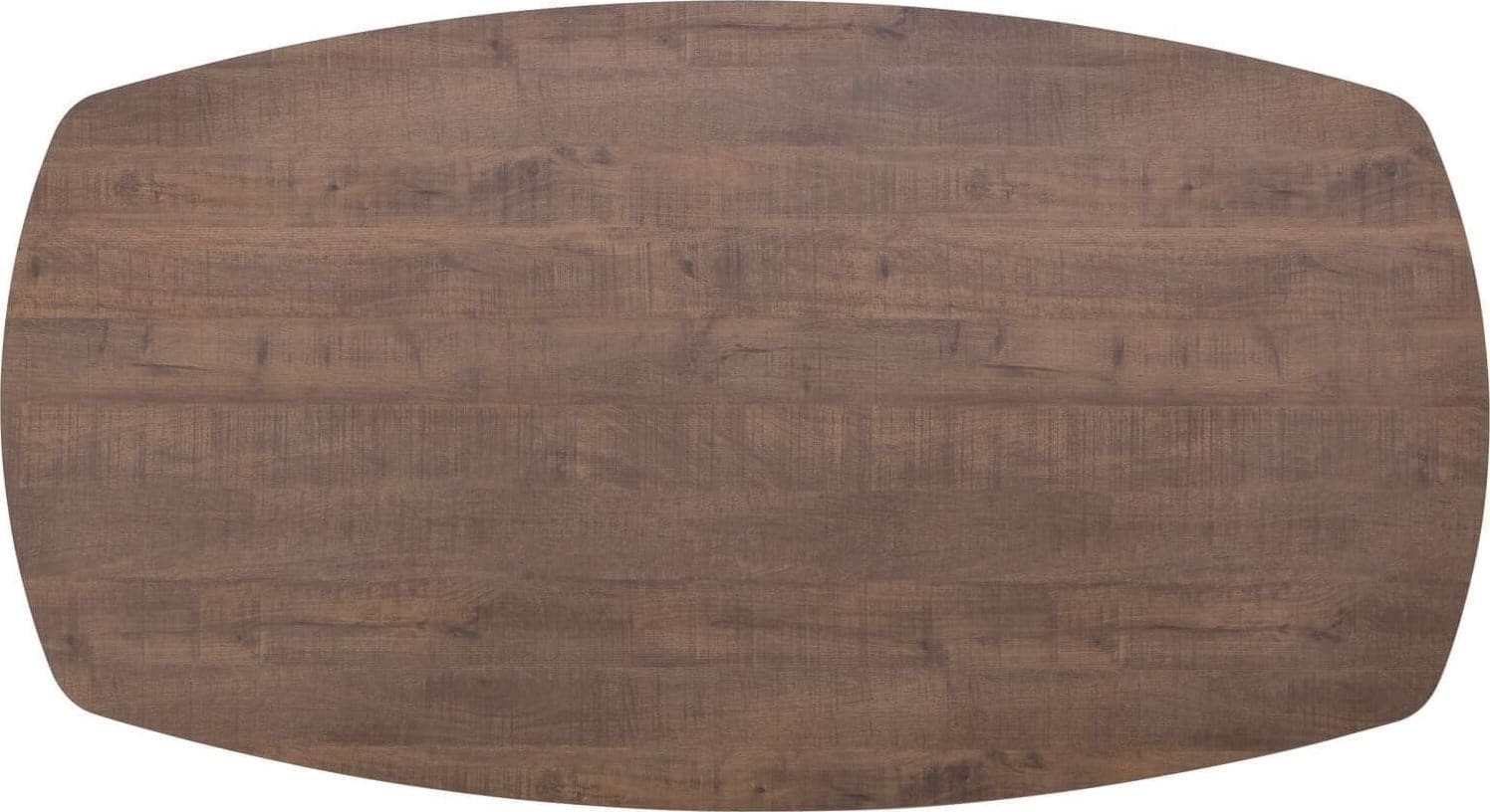 Pronto Wonen Eettafel Moscaro 275x130 cm Deens ovaal dark mango Bruin|Naturel Eettafel