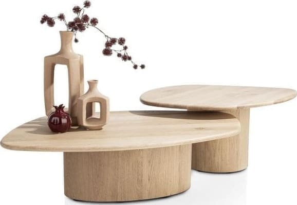 Xooon Palma salontafel 80 x 70 cm Bijzettafel