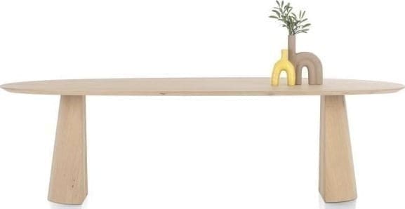 Xooon Trenton eetkamertafel 210 x 110 cm - natural Naturel Eettafel