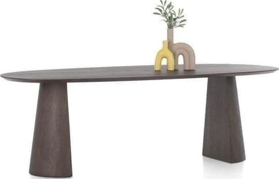 Xooon Trenton eetkamertafel 270 x 120 cm - clay Bruin Eettafel