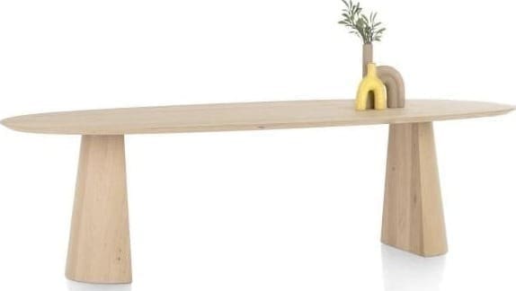 Xooon Trenton eetkamertafel 270 x 120 cm - natural Naturel Eettafel