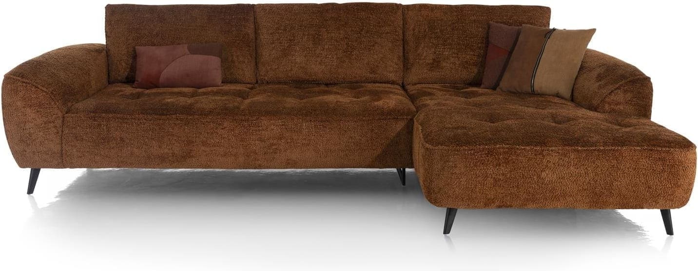 Henders & Hazel Belluno 3-zitsbank - flex rug - arm links + longchair rechts Bank