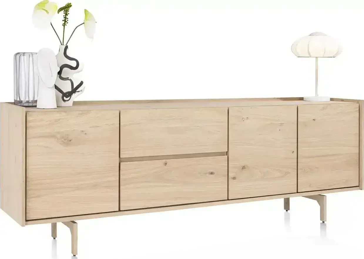 Xooon Valgard dressoir 230 cm - 3-deuren + 2-laden Dressoir