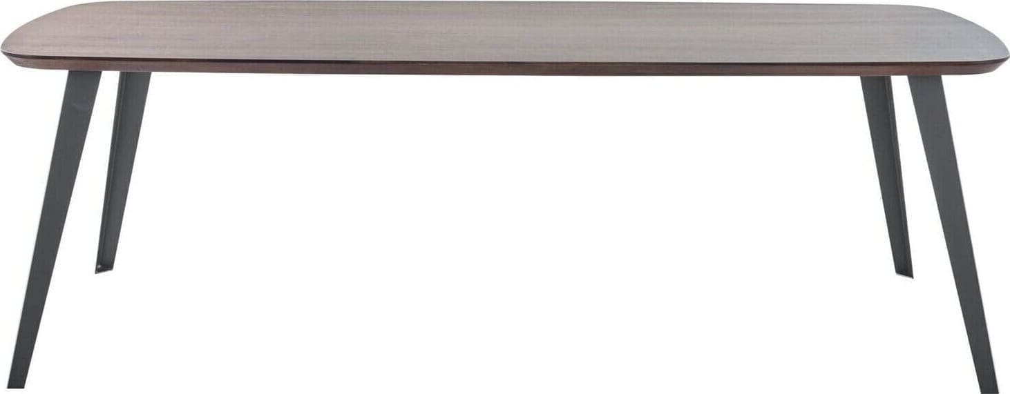 INHOUSE Eettafel Baltara Deens ovaal coffee bruin 240x100cm Bruin Eettafel
