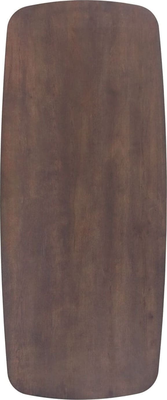 INHOUSE Eettafel Baltara Deens ovaal coffee bruin 240x100cm Bruin Eettafel