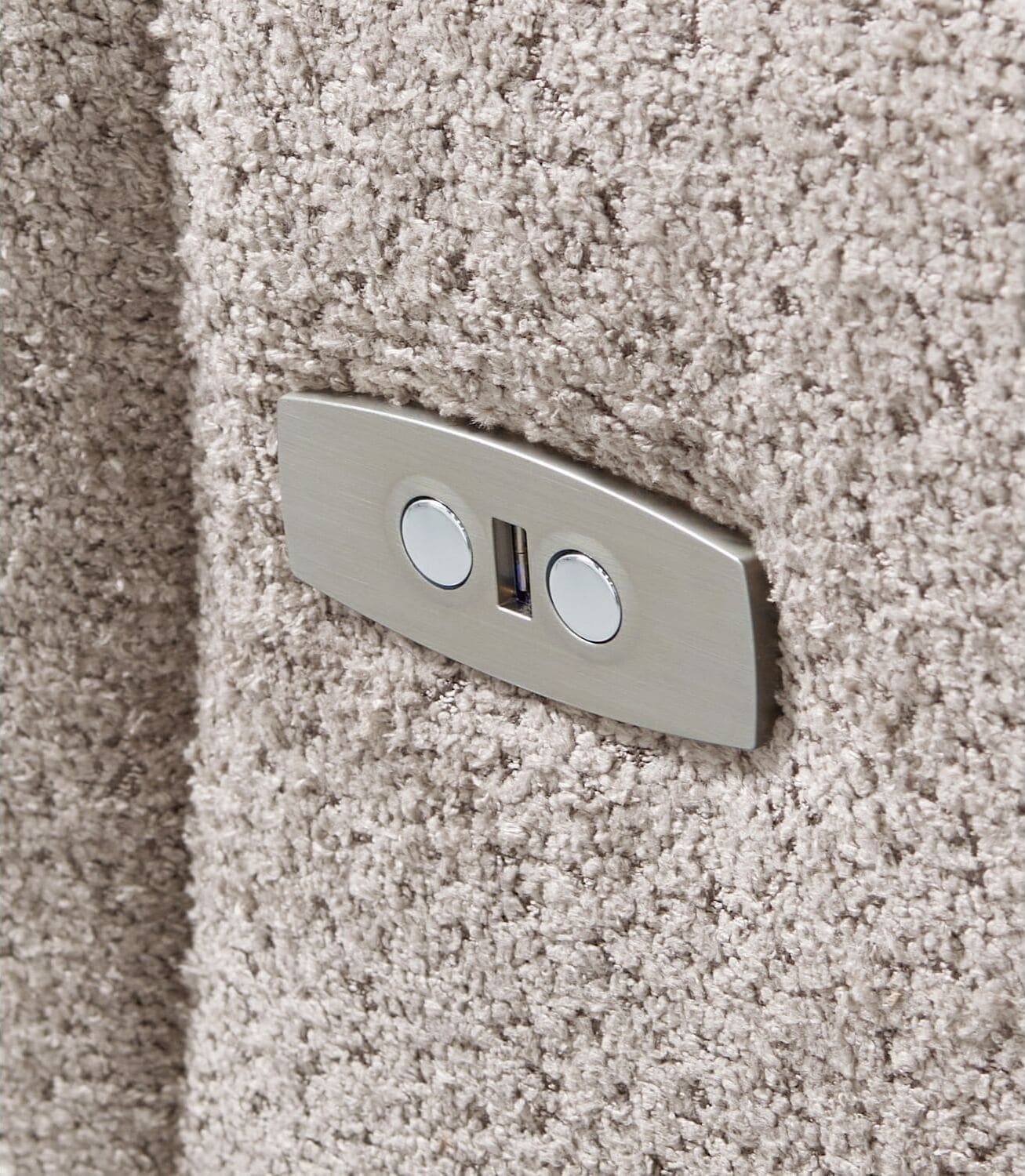 INHOUSE Hoekbank met relax Nardio taupe links Taupe Hoekbank