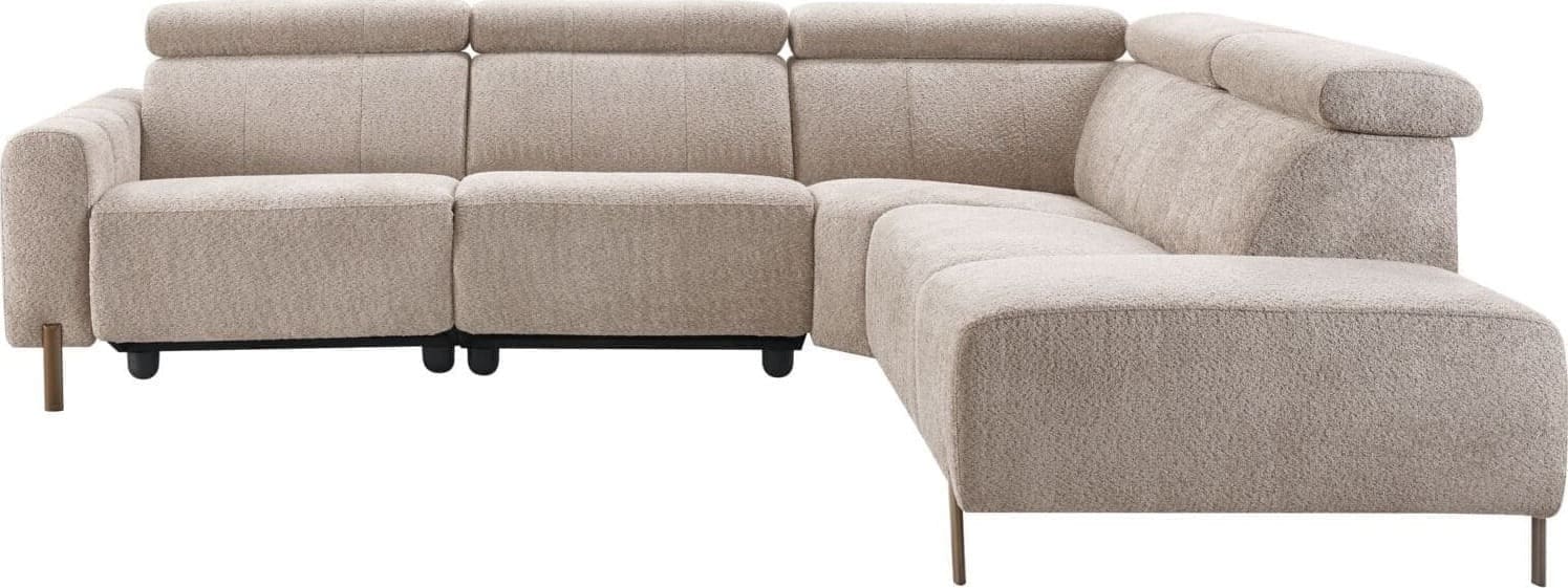 INHOUSE Hoekbank met relax Nardio taupe rechts Taupe Hoekbank