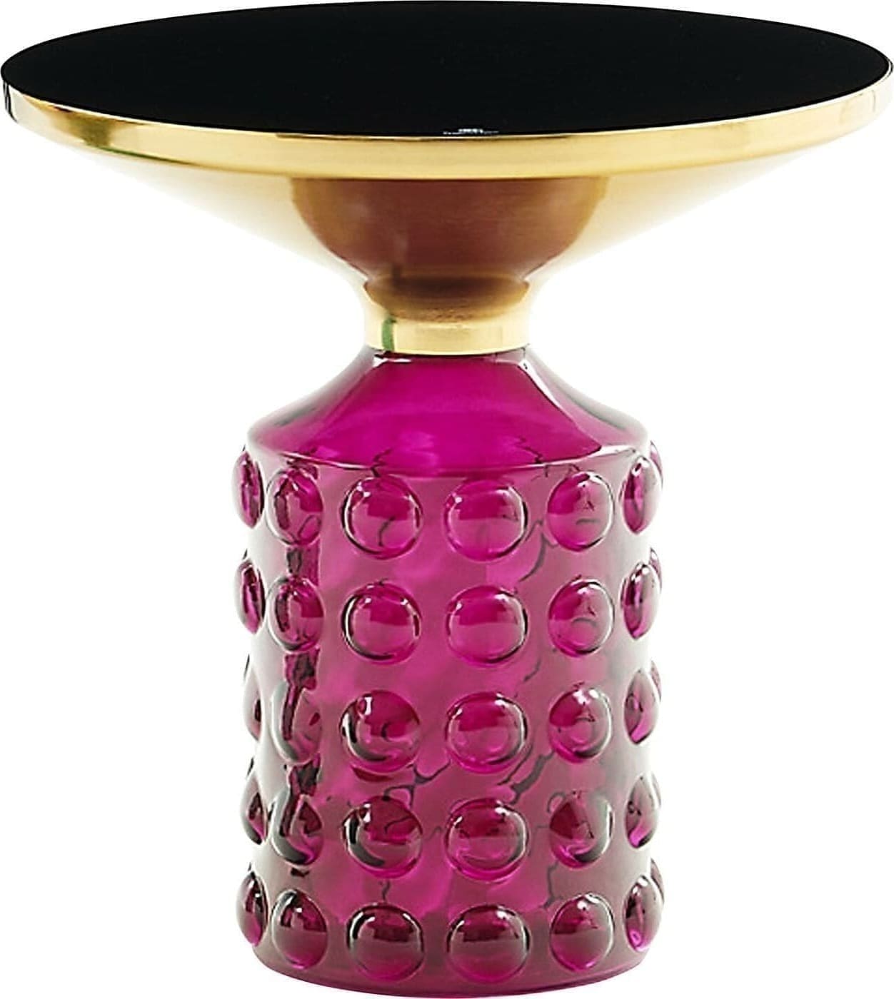 Bijzettafel Lolla Purple Ø 50cm Kare Design Bijzettafel 70649