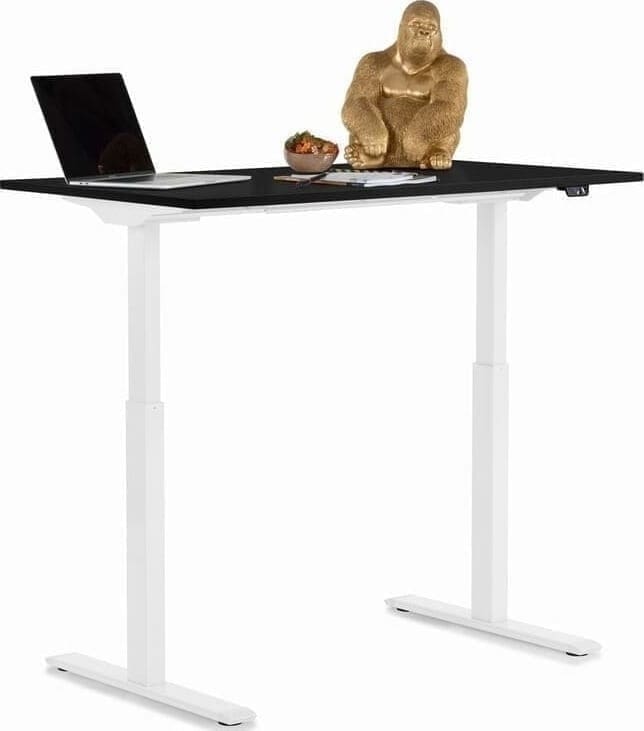Bureau Office Smart White Black 120x70 Kare Design Bureau 85120