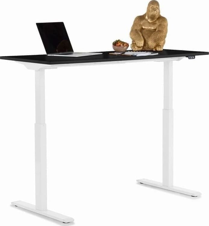 Bureau Office Smart White Black 140x70 Kare Design Bureau 85122