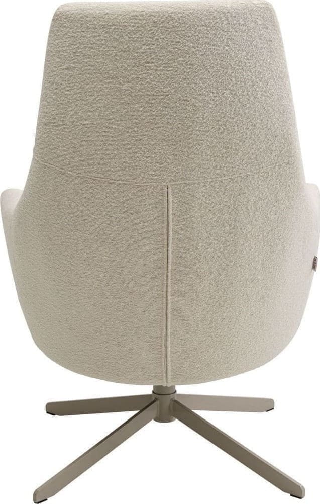 Draaistoel Met Arm Mimi Cream Kare Design Armstoel 70686