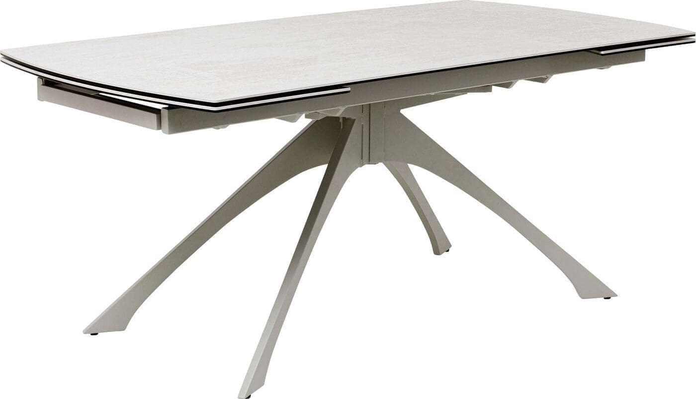 Uitschuiftafel Lana Greige 180(40+40)x90cm Kare Design Uitschuiftafel 70577
