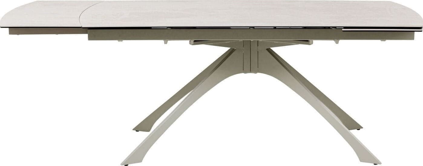 Uitschuiftafel Lana Greige 180(40+40)x90cm Kare Design Uitschuiftafel 70577