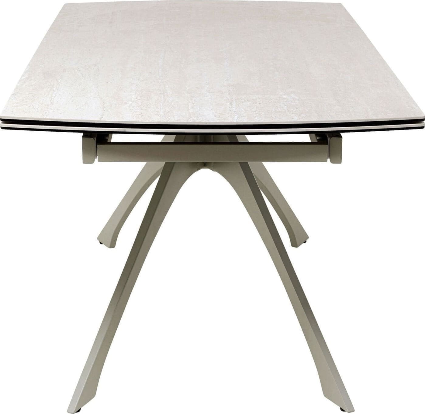 Uitschuiftafel Lana Greige 180(40+40)x90cm Kare Design Uitschuiftafel 70577