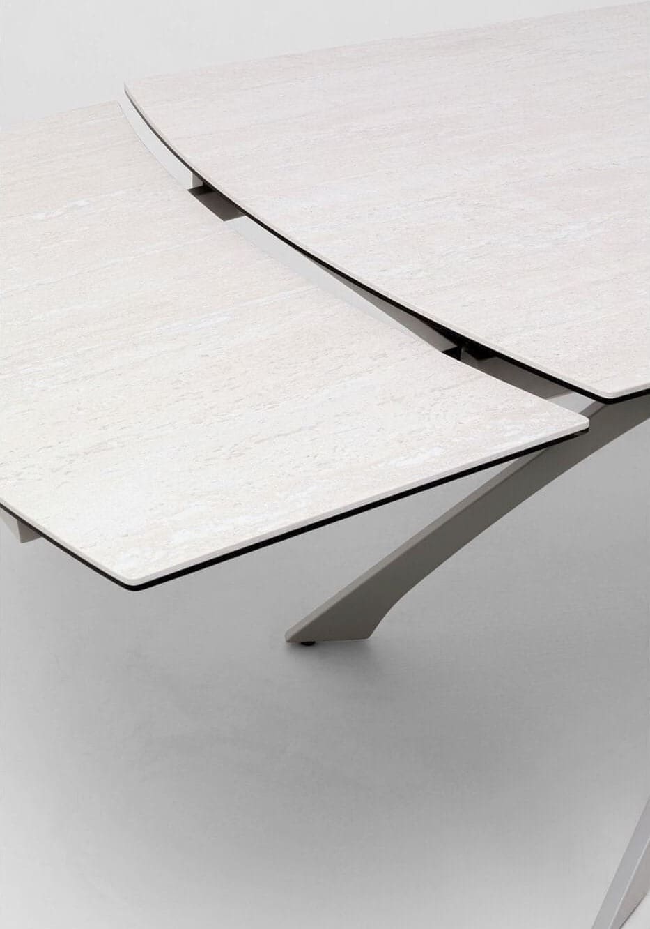 Uitschuiftafel Lana Greige 180(40+40)x90cm Kare Design Uitschuiftafel 70577