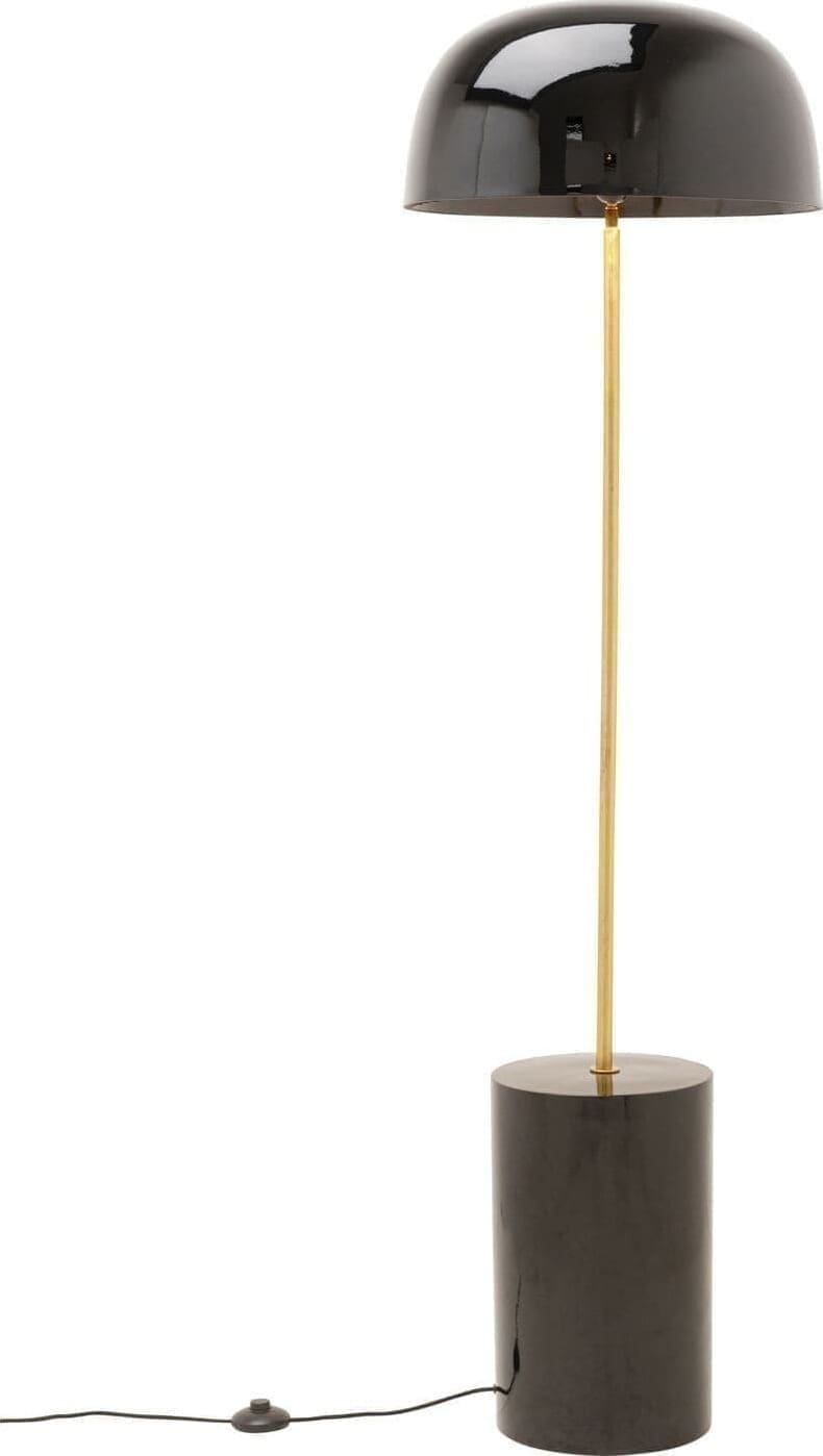 Vloerlamp Loungy Black 160cm Kare Design Vloerlamp 57568