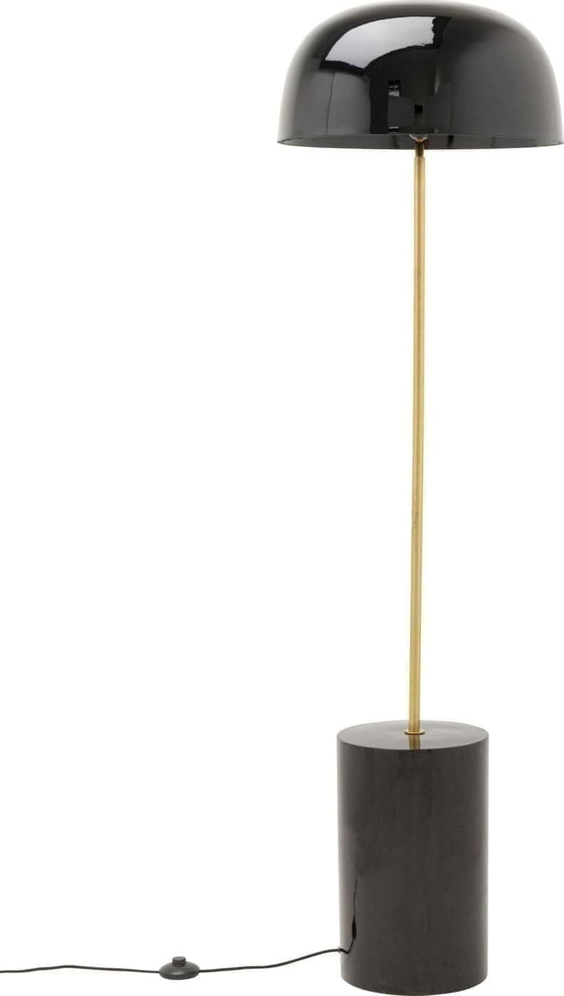 Vloerlamp Loungy Black 160cm Kare Design Vloerlamp 57568