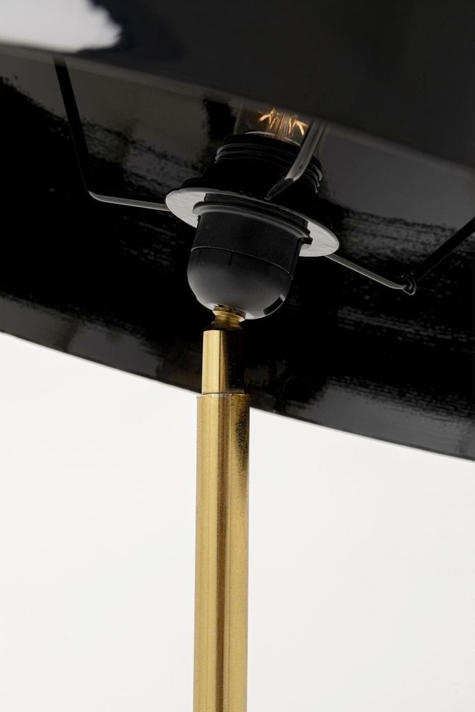 Vloerlamp Loungy Black 160cm Kare Design Vloerlamp 57568