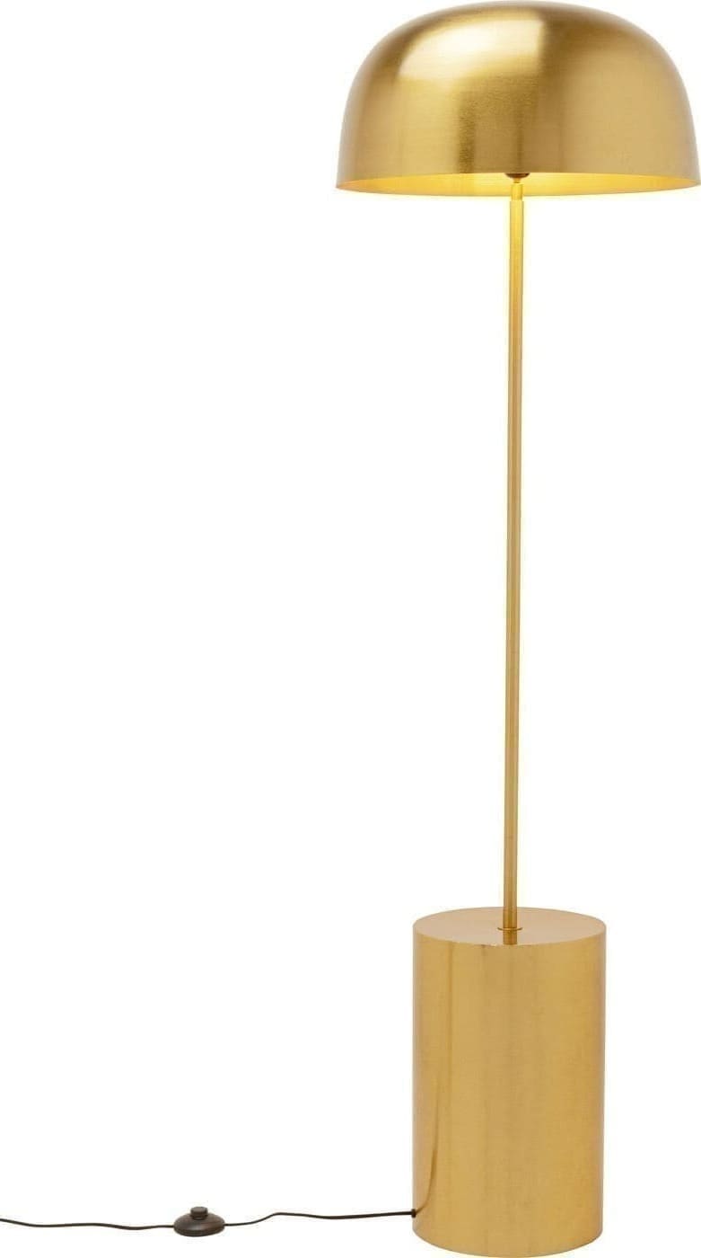 Vloerlamp Loungy Gold 160cm Kare Design Vloerlamp 57569