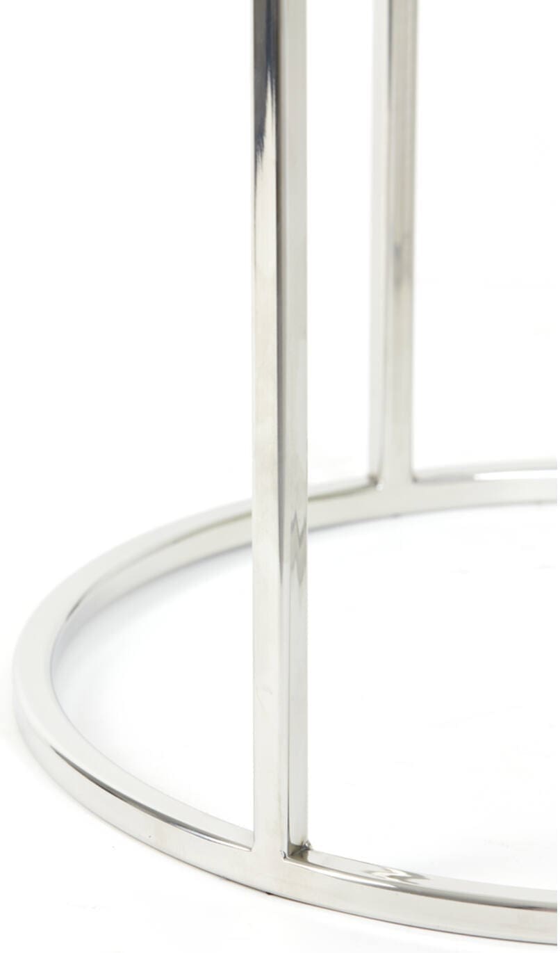 Bijzettafel Duarte - Nikkel+glas Light & Living Bijzettafel 6724919