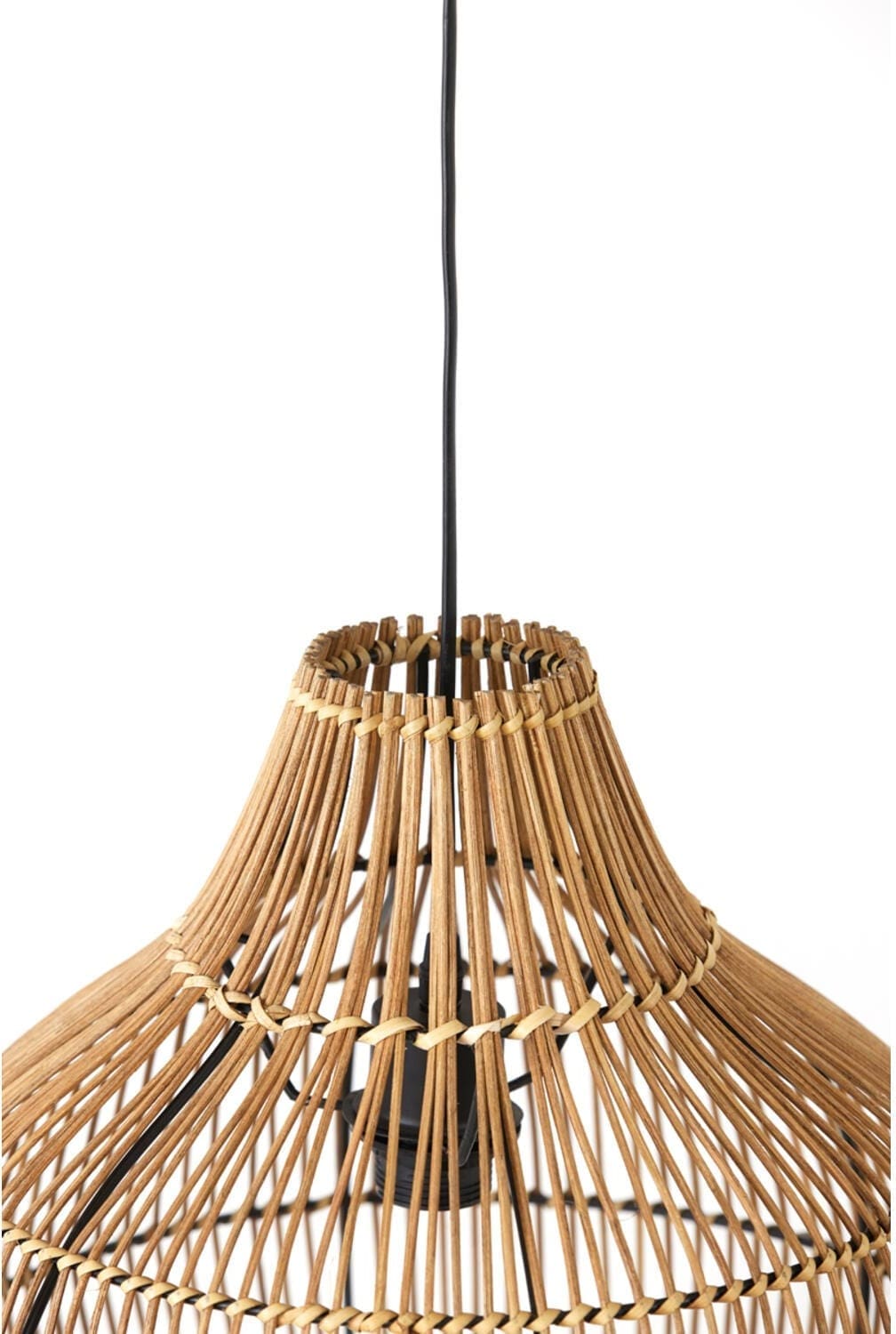 Hanglamp Pacino - Rotan Donker Bruin Light & Living Hanglamp 2950718