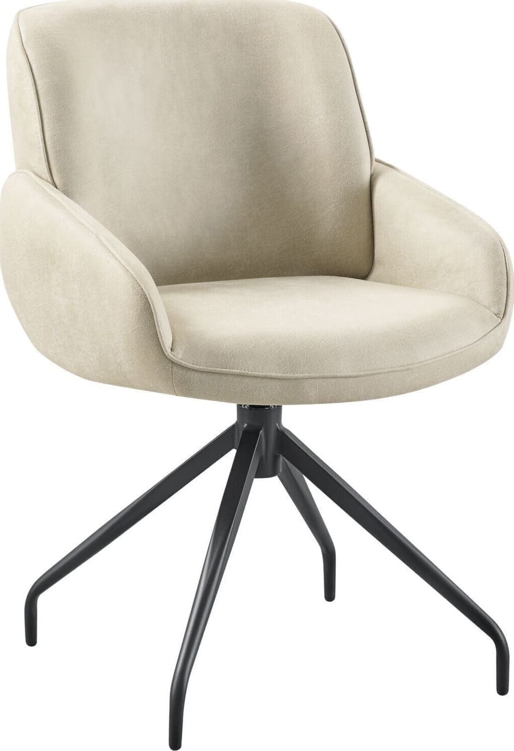Profijt Meubel Armstoel Lusby draaibaar lichtbeige Beige|Wit Armstoel
